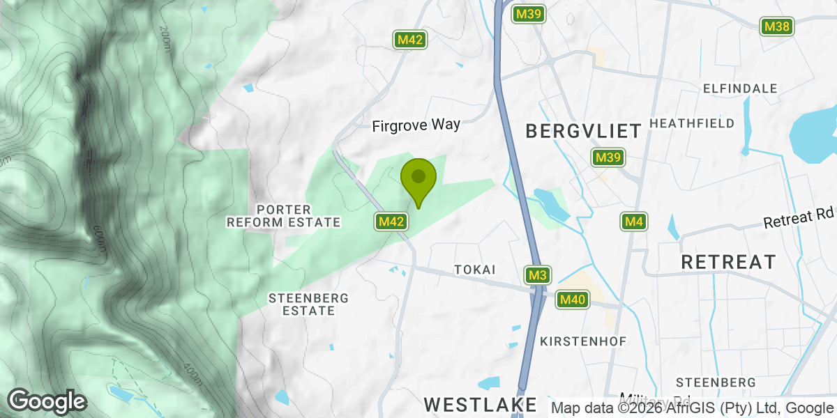 Map showing the location of Tokai Forest