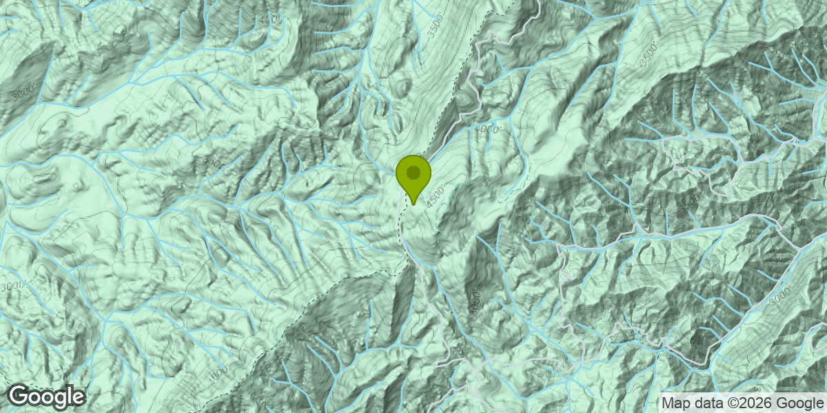 Map showing the location of Max Patch