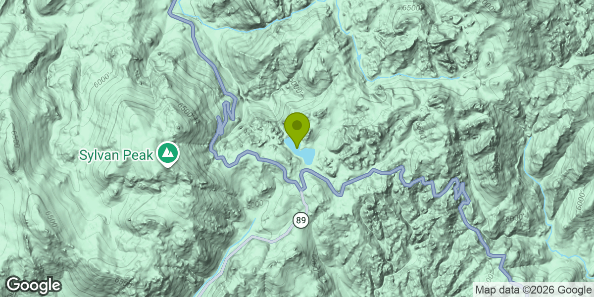 Map showing the location of Black Elk Peak